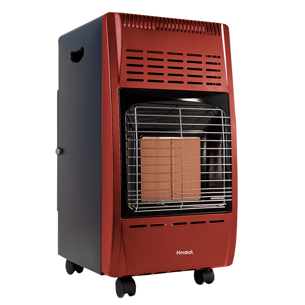 Estufa a Gas 5 kilos - 2 niveles -30 m2 Rojo