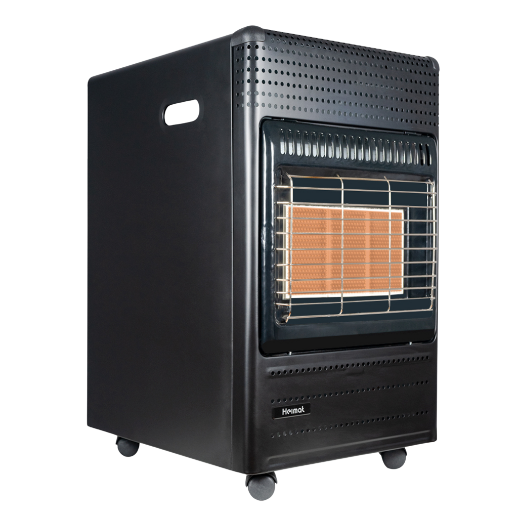 Estufa a Gas 5 a 15 kilos 3 Niveles- 60 m2 Negro