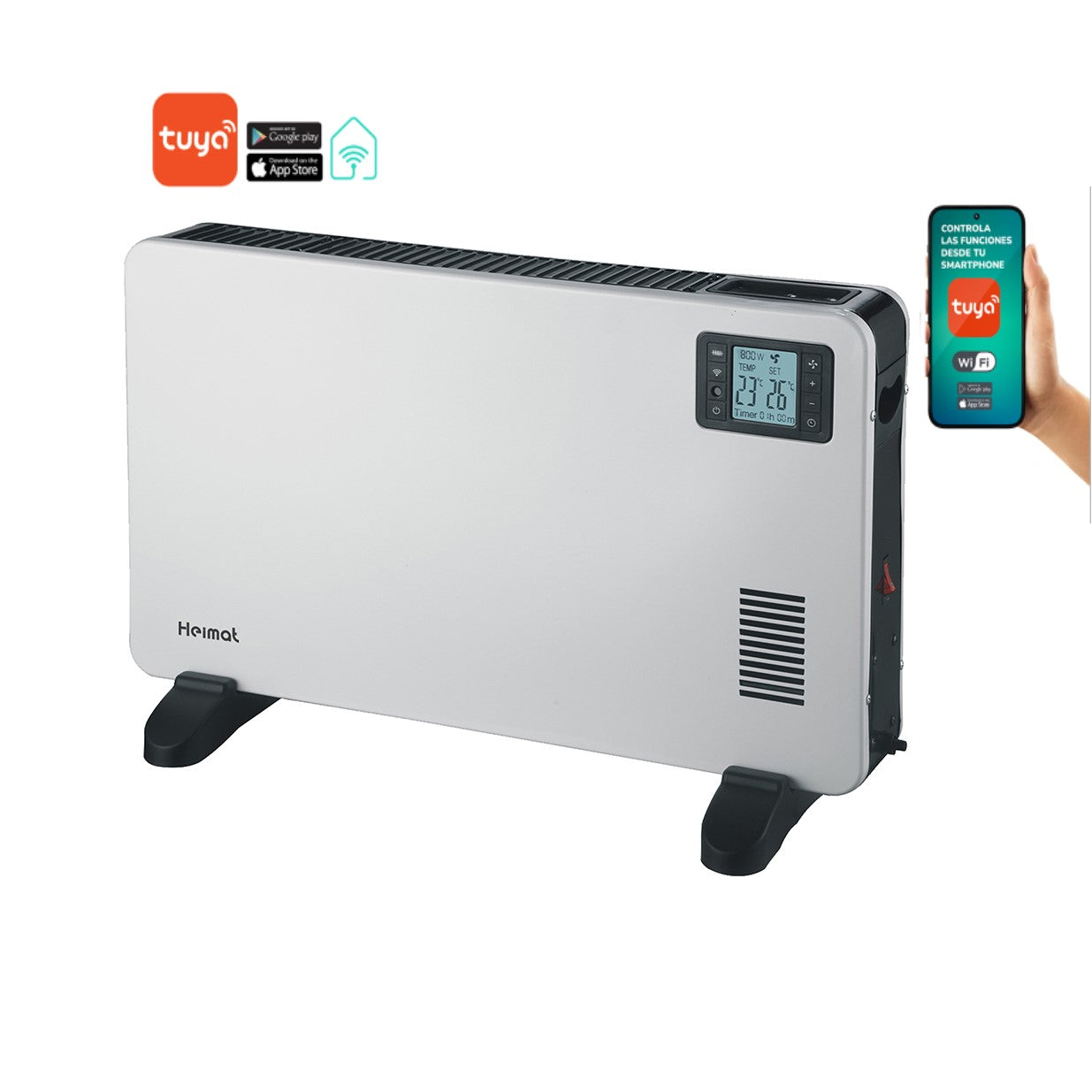 Estufa Eléctrica Convector Con wifi HC-JR08R